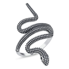 Anillo serpiente en plata 925 MOD:R105330 APM96000