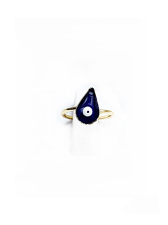 Anillo medio dedo ojo turco gota APM3100 - comprar online