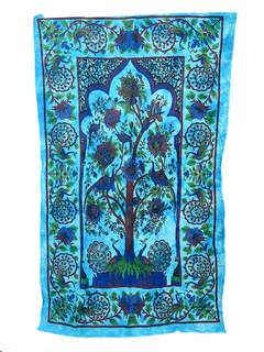 Mandala Sencilla Arbol y Pavos - Azul 140x210 APM390000