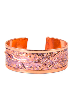 Brazalete En Cobre Mardin - Morado