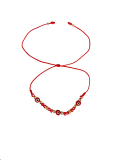 Pulsera Ojo Turco con Chaquiras - Roja APM4300 - buy online