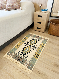 Tapete Kilim Diseño Ushak 90x60 cm - Elibelinde pastel APM22000 - buy online