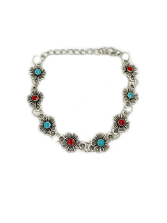 Pulsera Multicolor Fantasía - Flores APM4000