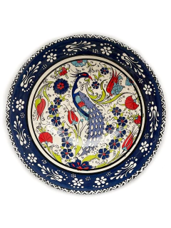 Vasija en Cerámica 25 cm - Flores Azul APM95000 en internet