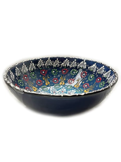 Vasija en Cerámica 25 cm - Flores Azul APM95000 - comprar online