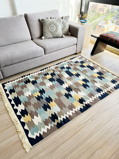 Tapete Kilim Diseño Ushak 180x120 cm - Galata pastel APM90000 - comprar online
