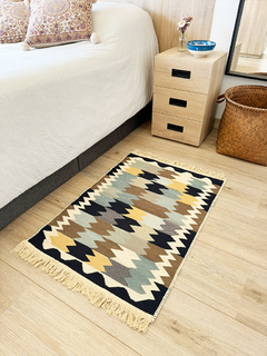 Tapete Kilim Diseño Ushak 90x60 cm - Galata pastel APM22000
