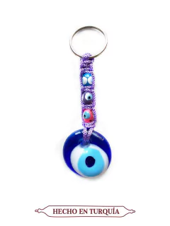 Llaveros con ojo turco y macrame APM3500