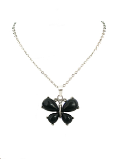 Collar piedra natural Mariposa - Onix APM12000 - comprar online