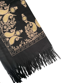 Pashmina Taj - Negra Diseño 1 APM39000 - comprar online