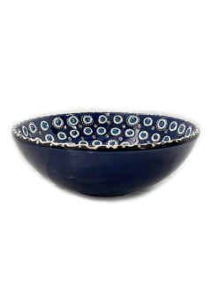 Vasija en Cerámica 25 cm - Ojo Turco Azul APM95000 - comprar online