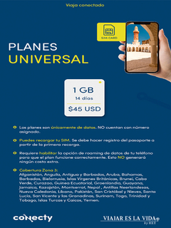 TARJETA SIM UNIVERSAL ZONA 3