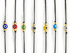 Pulsera Hilo Negro - Ojo Turco Plano APM2500 - comprar online