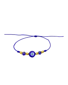 Pulsera Hilo Azul - Ojo turco Grande con Chaquiritas APM4000 - Hecho en Turquía