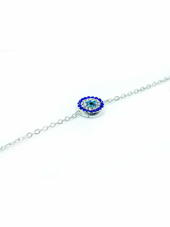 Pulsera ojo turco cristal grande APM13000