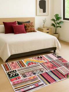 Tapete Patchwork Kilim 140x90 cm APM264600 - comprar online