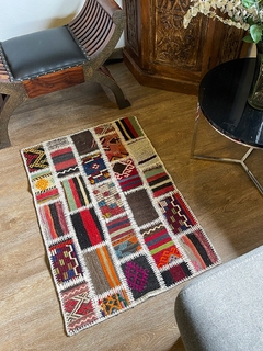 Tapete Patchwork Kilim 90x60 cm APM113400 - tienda online