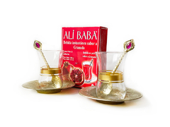 Juego con dos tazas té Ali Baba - Granada 100g APM35000