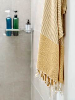 Toalla Peshtemal 180 X 100 cm - Tonos Tierra APM47000 - Hecho en Turquía