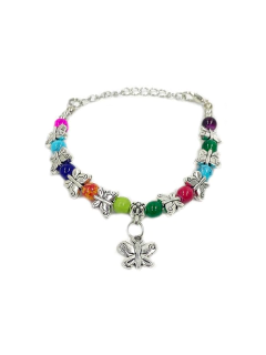 Pulsera Multicolor Fantasía - Mariposas APM4000