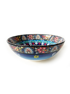 Vasija en Cerámica 21 cm - Flores Azul APM65000 - comprar online