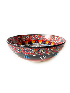 Vasija en Cerámica 21 cm - Flores Rojo APM65000 - comprar online