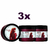 3 Shampoo Gloss vermelho vinho Coiffer Tonalizante 350G 3Un.