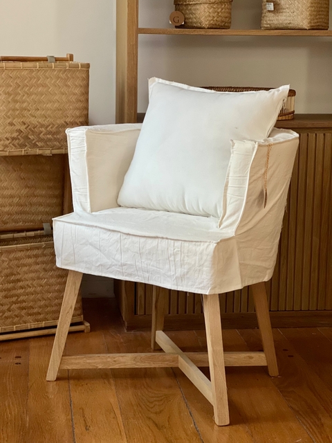 Sillón Petit Grey Tussor liso