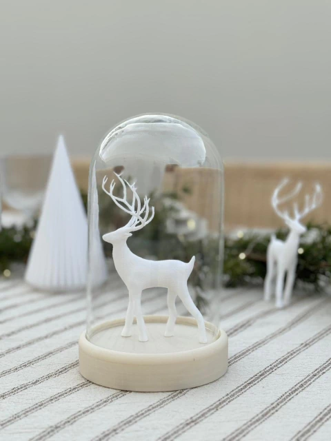 Domo Ciervo parado Beige