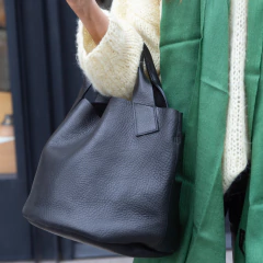 Bolsa de Cuero Tomate