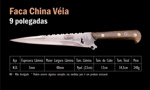 China Veia 9 nova