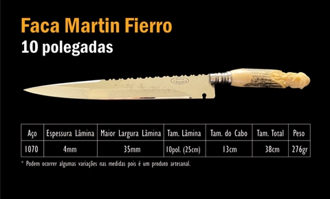 Faca Martin Fierro