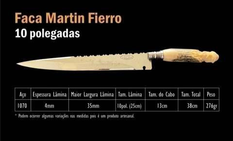 Faca Martin Fierro