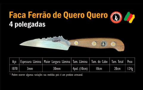 Ferrão de Quero Quero - 3mm - comprar online