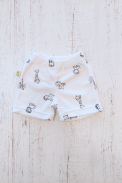 SHORT TOWEL LEON BLANCO - BROTECITOS (BROSHORTTO-GG)