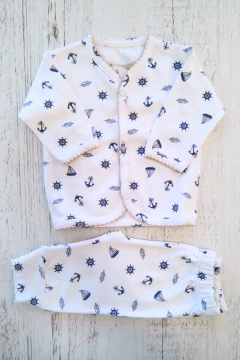 CONJUNTO BARCO CELESTE CAMPERA Y PANTALON PIMA - BROTECITOS (BROCAYPA-GC)