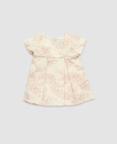 VESTIDO DE PANA ESTAMPADO - PIOPPA (VB-LEONORA) - comprar online