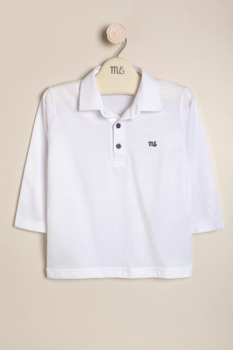 REMERA POLO BASICA ML - MAGDALENA ESPOSITO (ME142589-01)