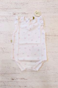 BODY CON VOLADO EN HOMBRO ROSITA ROSA - BROTECITOS (BROBOV05-13)