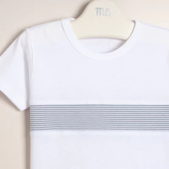 REMERA CON FRANJA MIL RAYAS TOMY - MAGDALENA ESPOSITO (E41142592-15) - comprar online