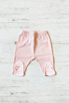 AJUAR 4 PIEZAS POEMA ROSA : BATITA, RANITA, GORRO Y MITONES (BROSETA-GP) - Mamá Coneja