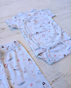 SET GAVIOTAS DE BODY MC CON PANTALÓN - BROTECITOS (B00720-GZ) - comprar online