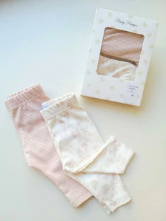 PACK X 2 PANTALONCITOS PIMA: 1 MOLINOS Y 1 CUADRILLE - PIOPPA (PBN-CANDYPK-03)