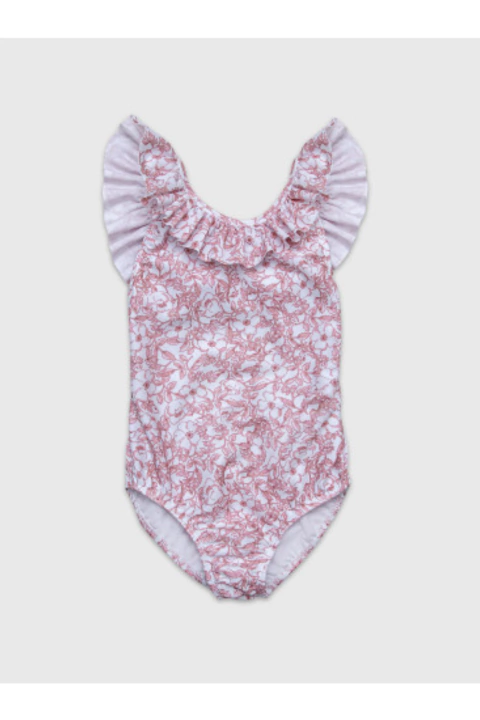 TRAJE DE BAÑO LYCRA C/VOLADOS Y HEBILLA - PIOPPA (T-AMALFI)