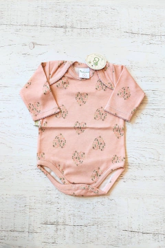 BODY ML CORAZON DE FLORES ROSA AMERICANO - BROTECITOS (BROBOAM-CFR) - comprar online