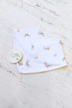 BABERO BANDANA SELVA BLANCO - BROTECITOS (BROBABEBAN-FR) - comprar online