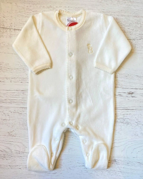 ENTERITO PLUSH ABERTURA DELANTERA - BROTECITOS (B611924PL-NT)