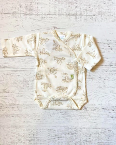 BODY PREMATURO CRUZADO DIA DE CAMPO NATURAL - BROTECITOS (BPRE210919-HR) - comprar online