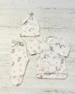 SET BODY RANITA Y GORRO HABIA UNA VEZ BLANCO - BROTECITOS (BPRE00702-HV01) - comprar online
