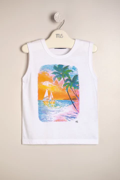 REMERA EE S/ MANGAS SOLEIL ET BATEAU - MAGDALENA ESPOSITO EVERYDAY (E41142590-01) - comprar online